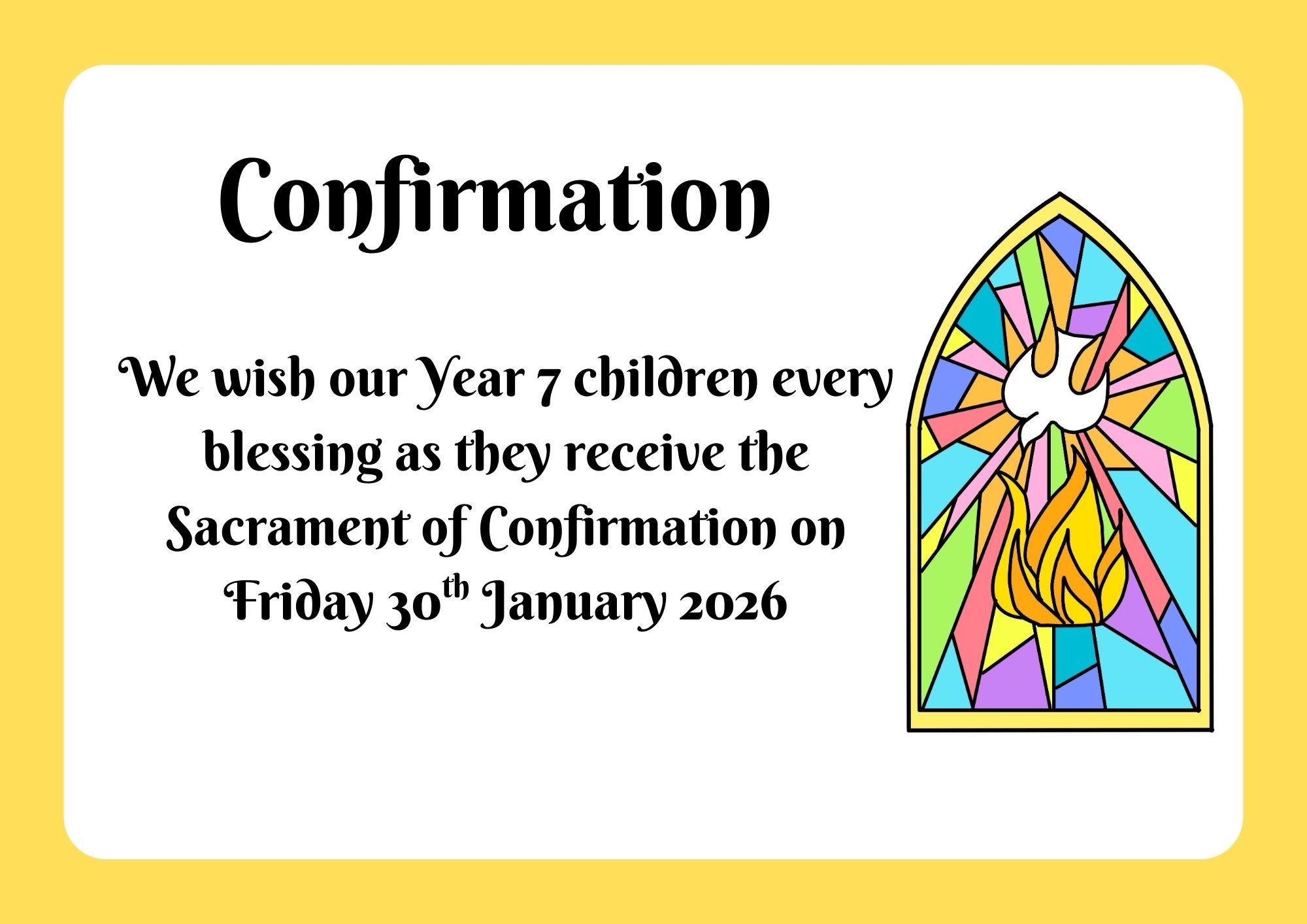 Year 7 Confirmation