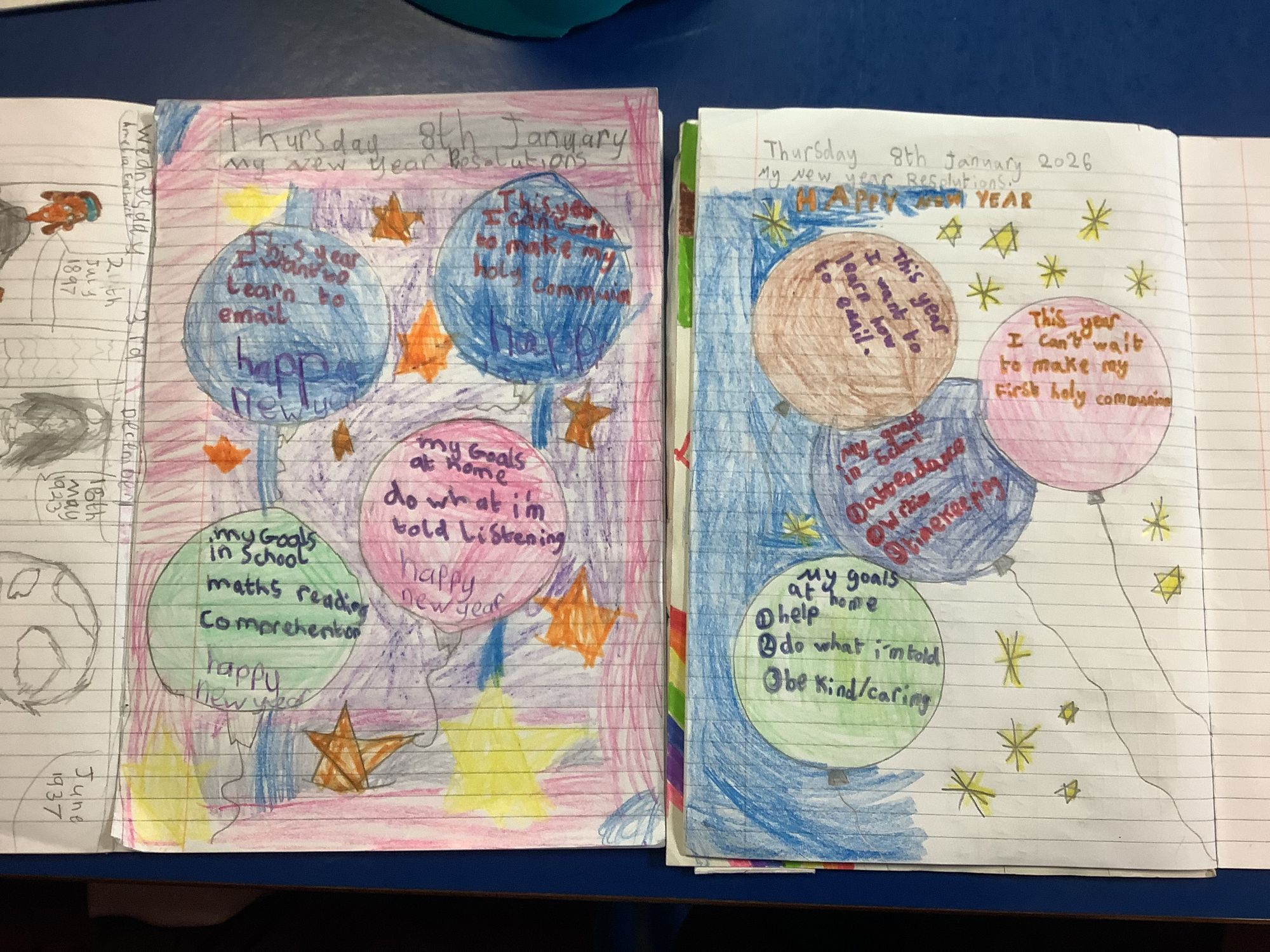 Year 4B- Some of our 2026 Goals