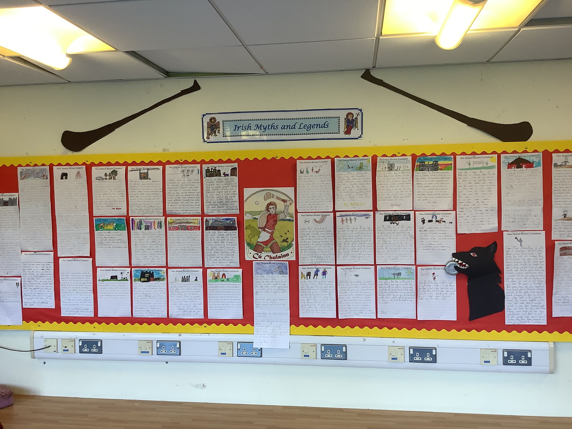 Year 4 working hard on Irish Legends and learning how to email