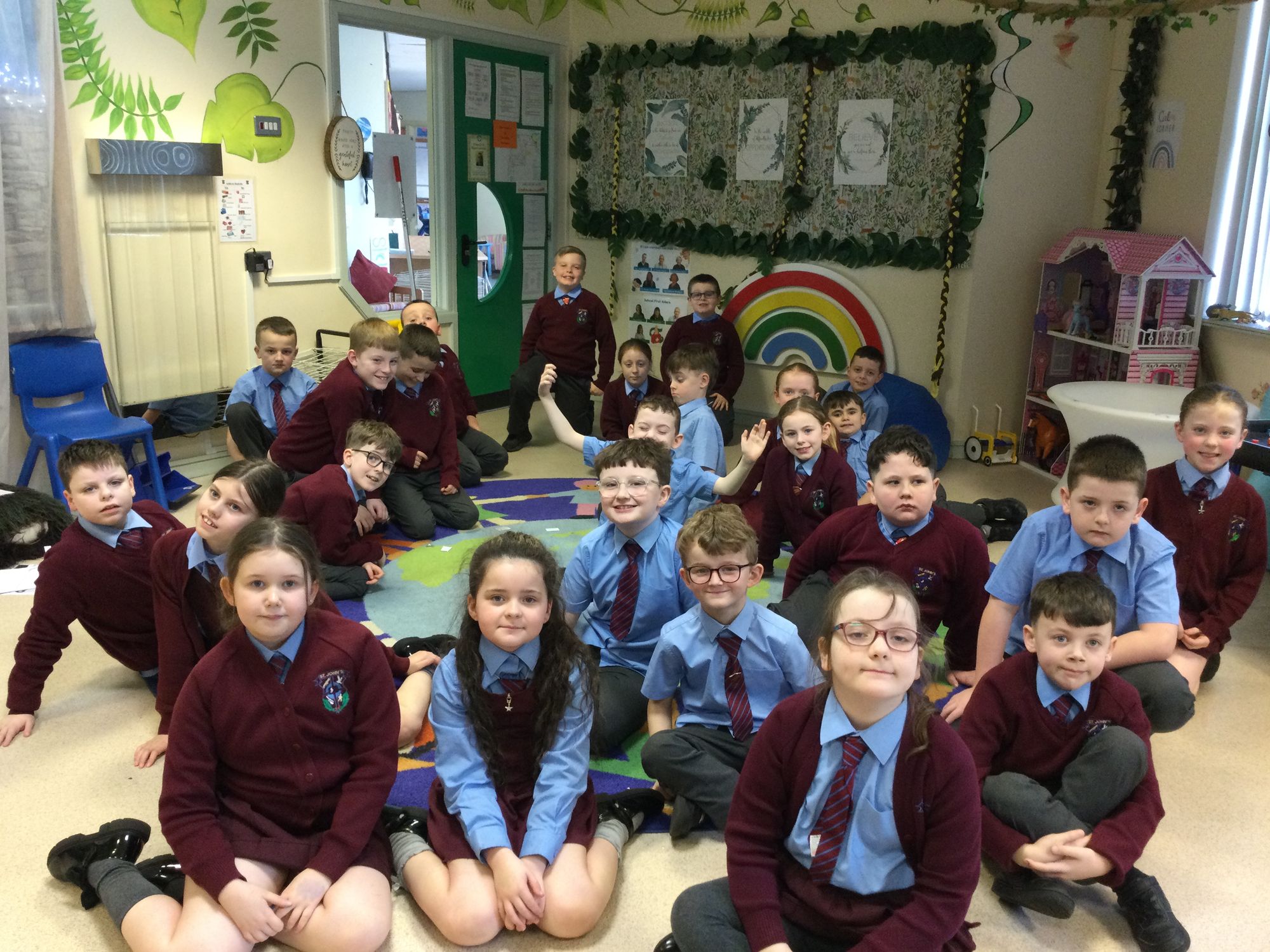 Circle Time in the Rainforest Room