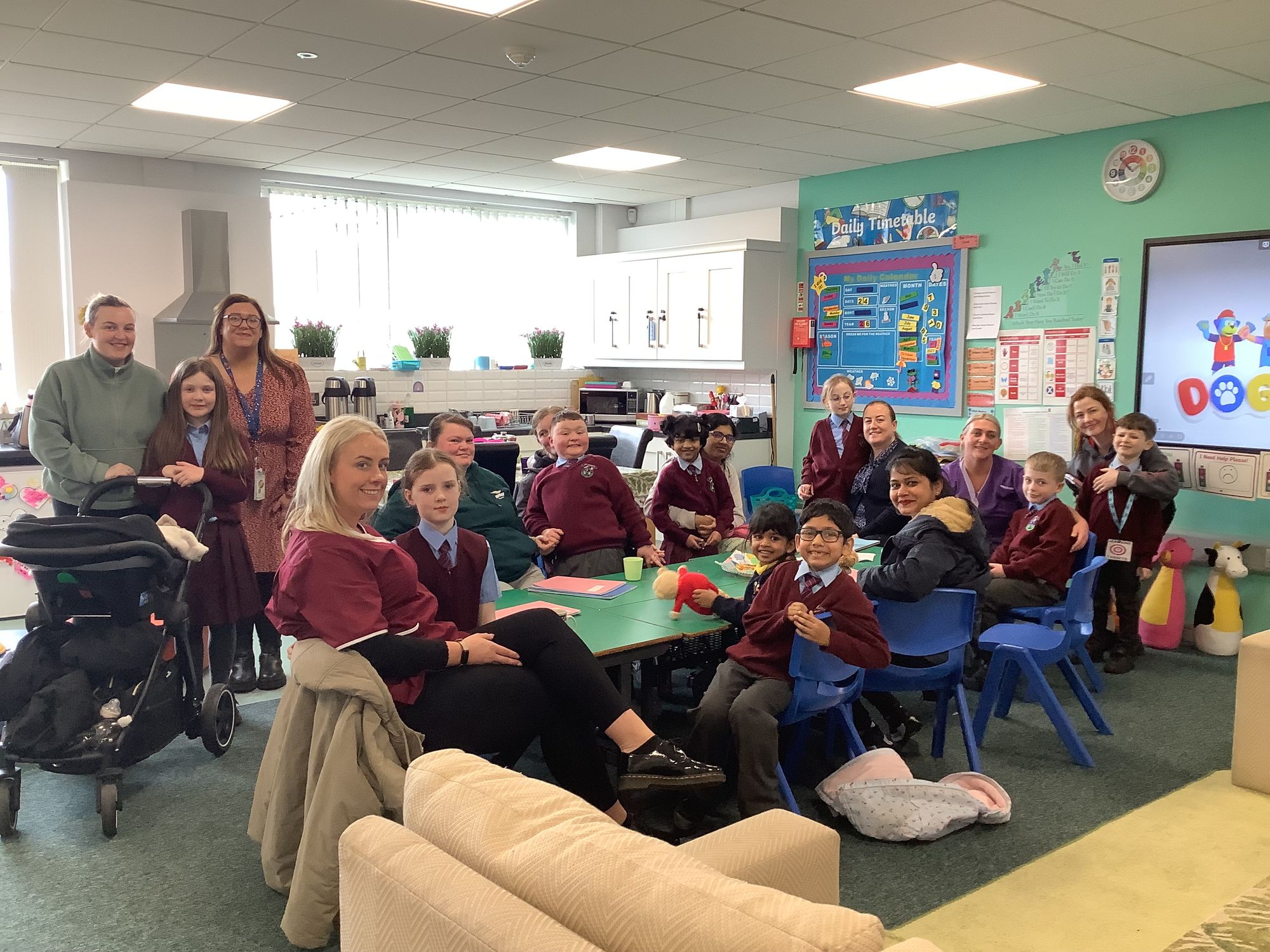 Family fun in the ‘Happy Haven’ room.