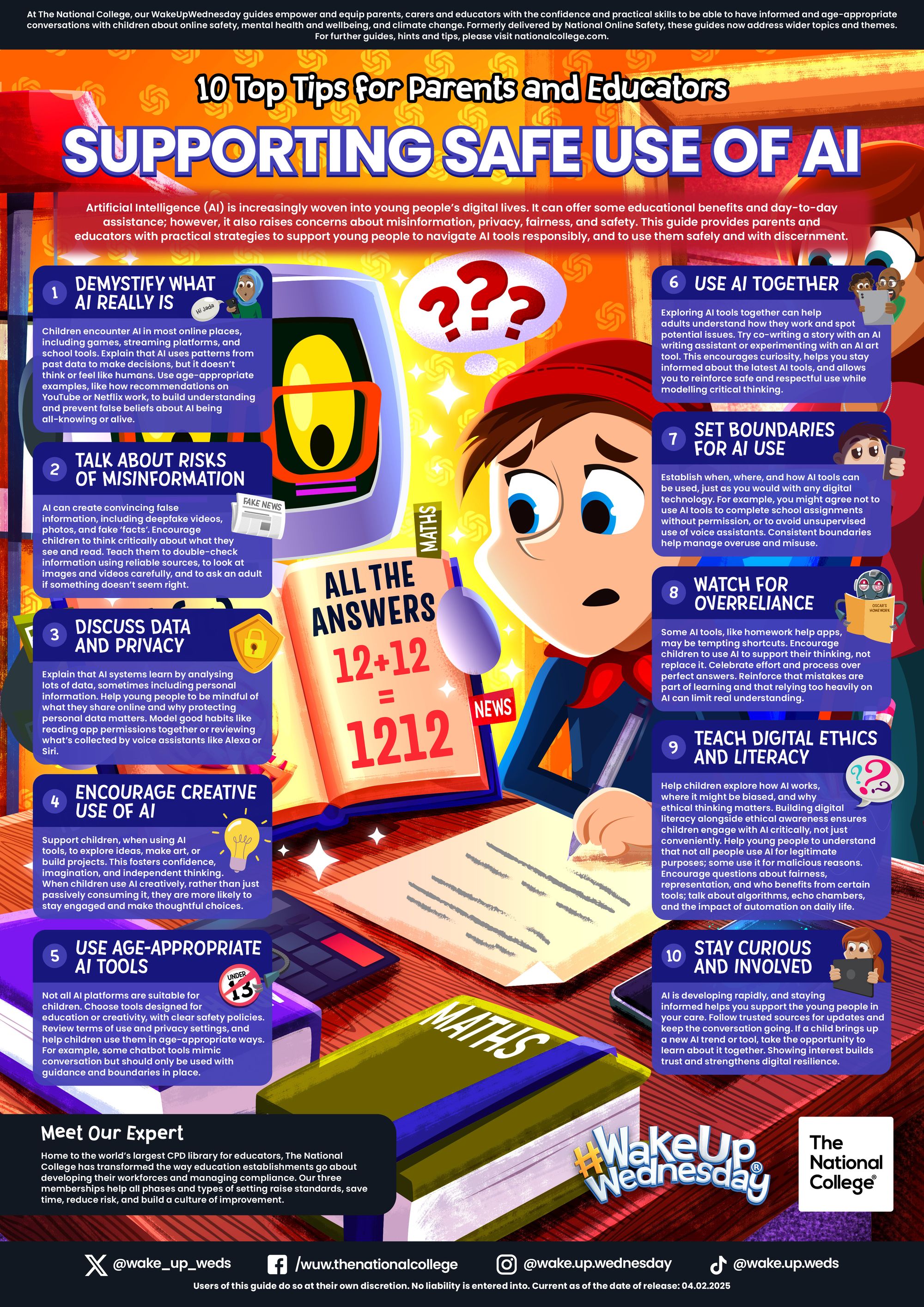 Top Tips for Parents & Educators: Supporting Safe Use of AI