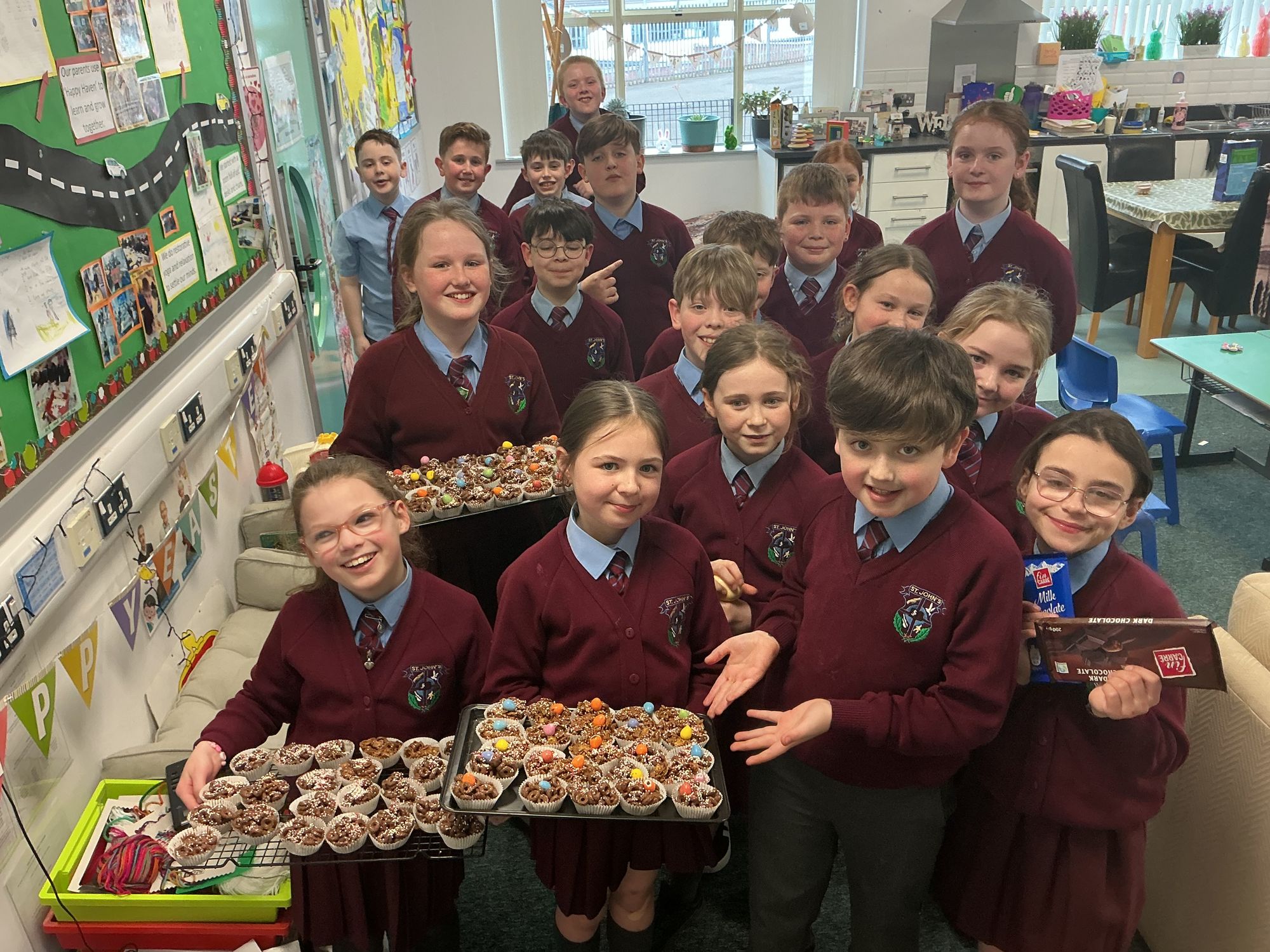 Easter Baking in Y6
