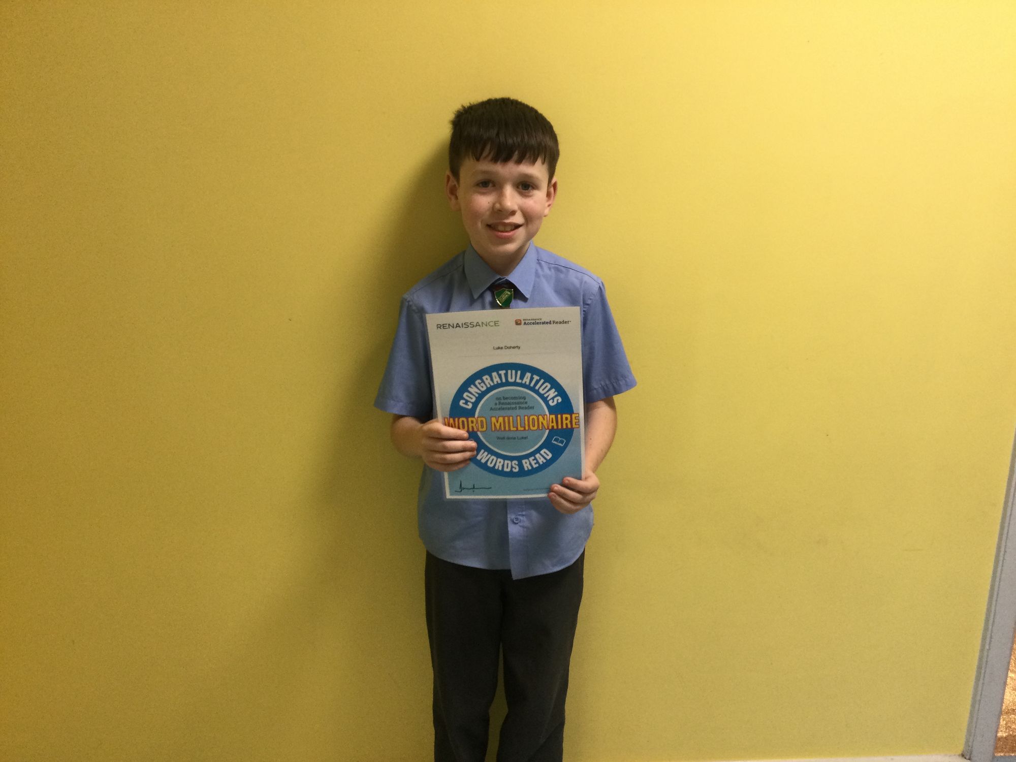 Luke - Accelerated Reader Millionaire