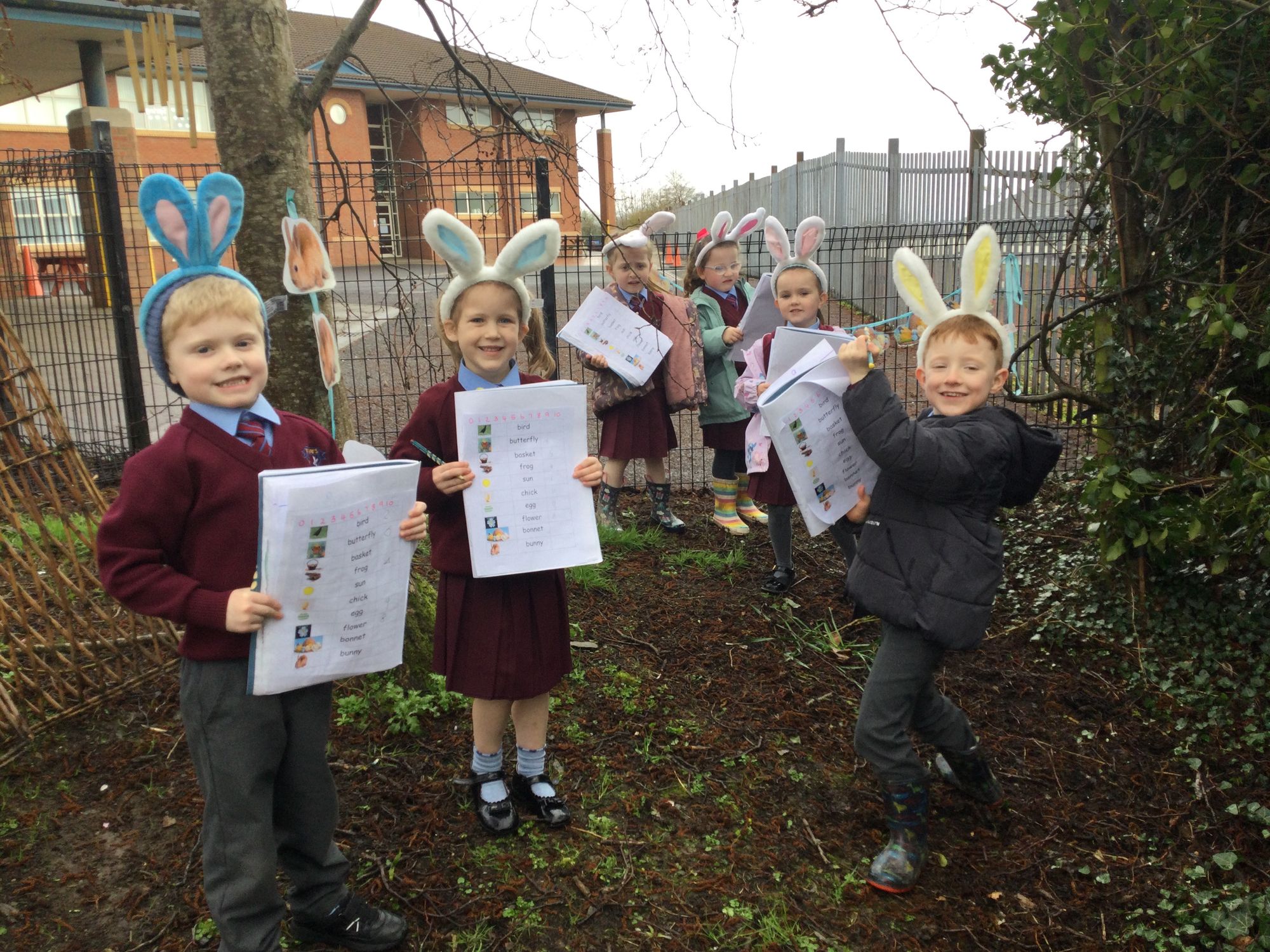 Counting in The Easter Garden