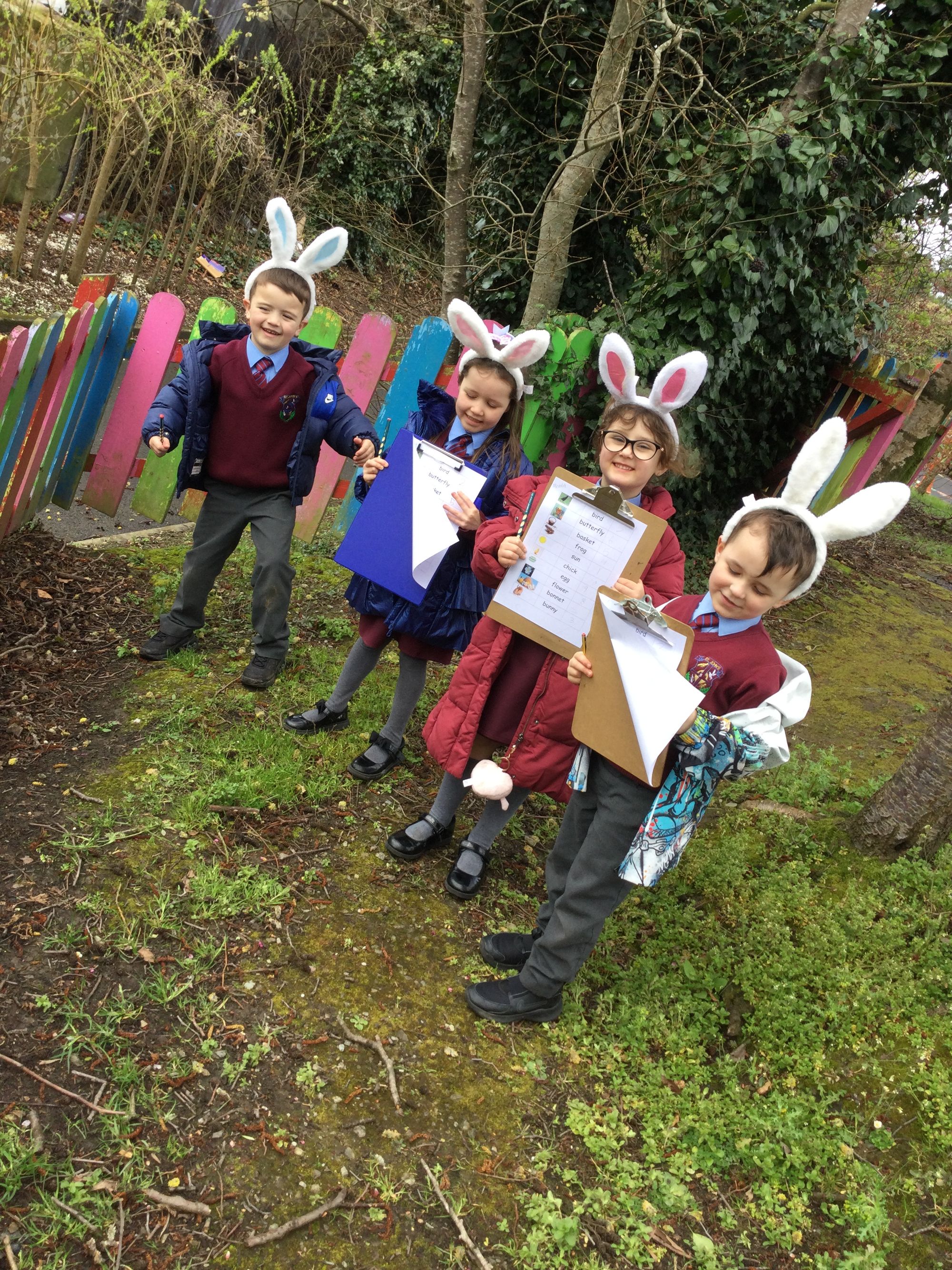 1B Easter Number Hunt