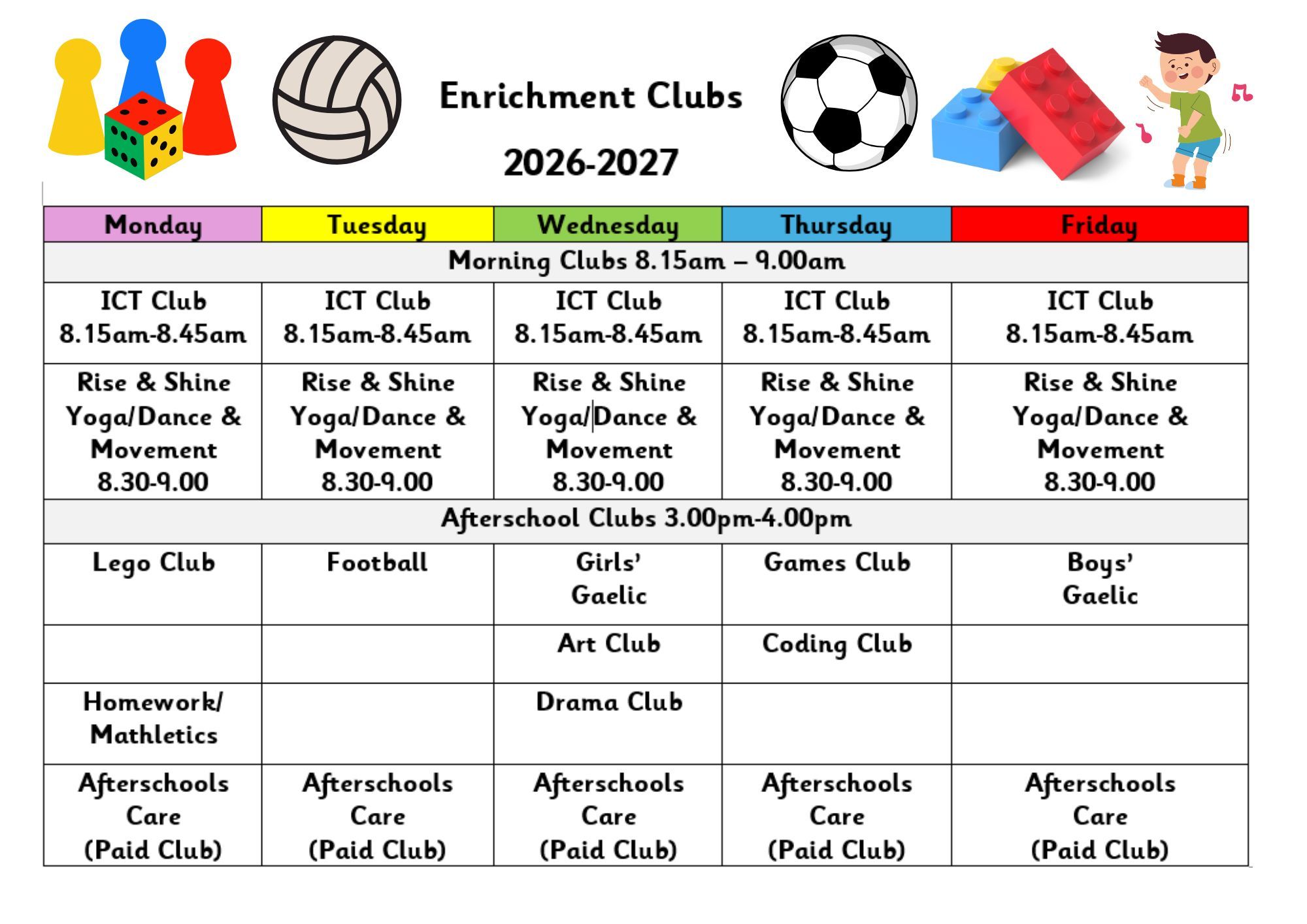Enrichment Clubs