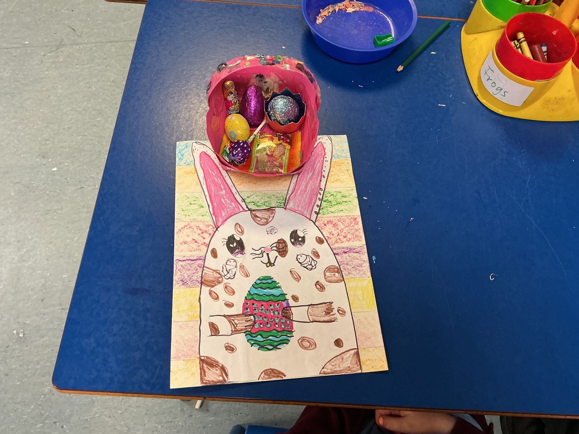 Yr 4B - our lovely Easter art and baskets