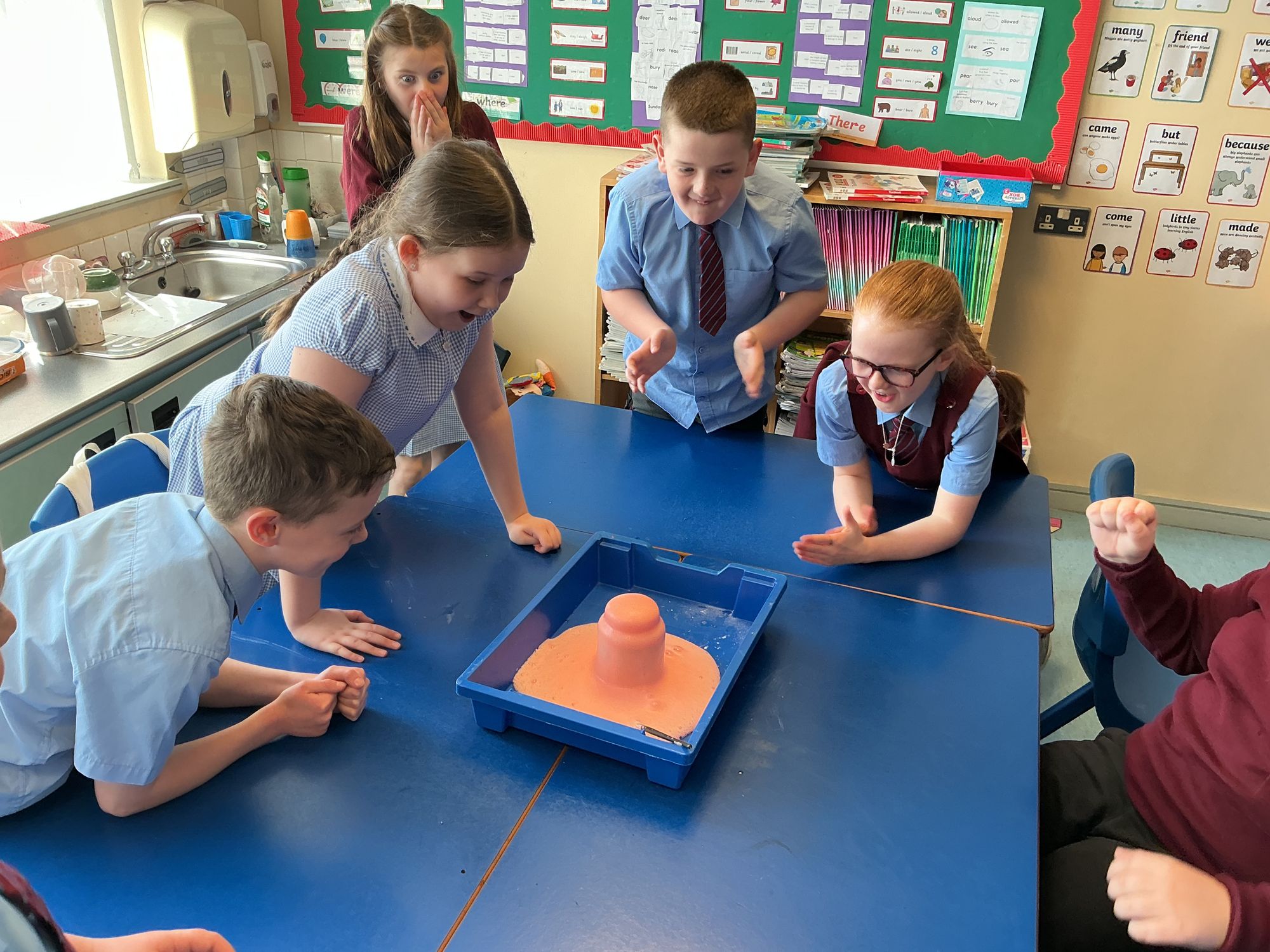 Volcanic Eruptions in 5B