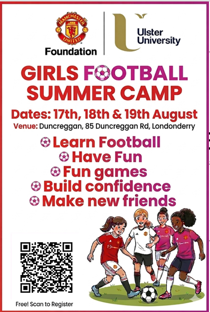 GIRLS FOOTBALL SUMMER CAMP 2026