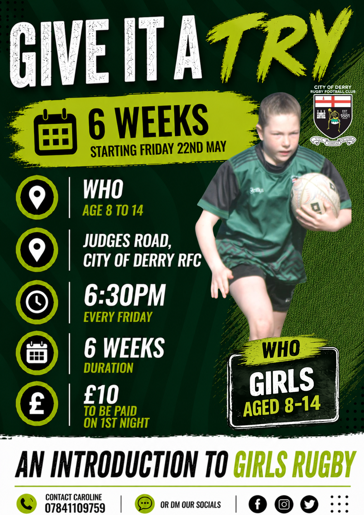 GIVE IT A TRY - Girls Rugby