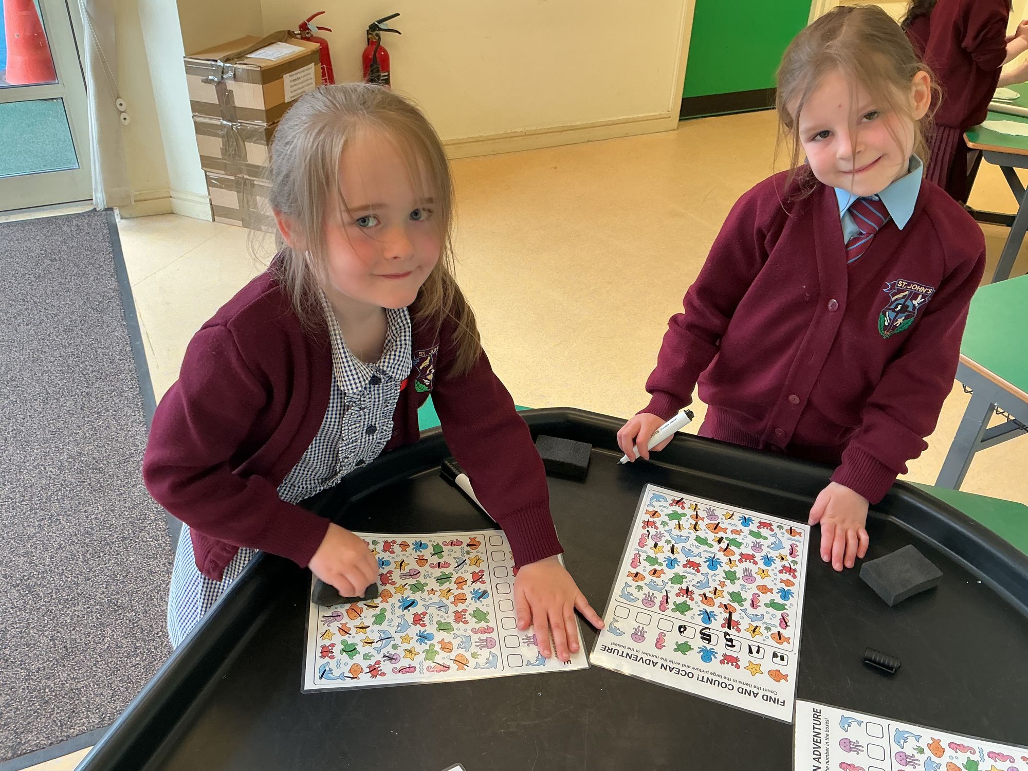 Year 2 are enjoying their new topic of Life in the ocean 🌊