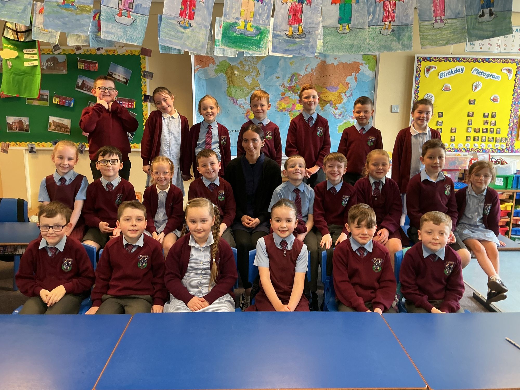 A Big Thank you to Miss Allen from Class 3A