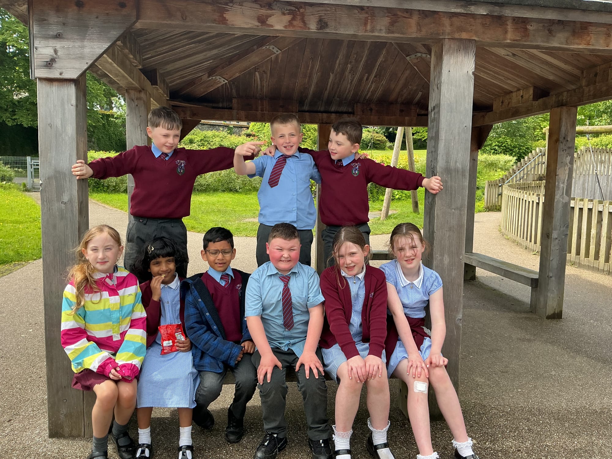 Nurture Children celebrate learning success.