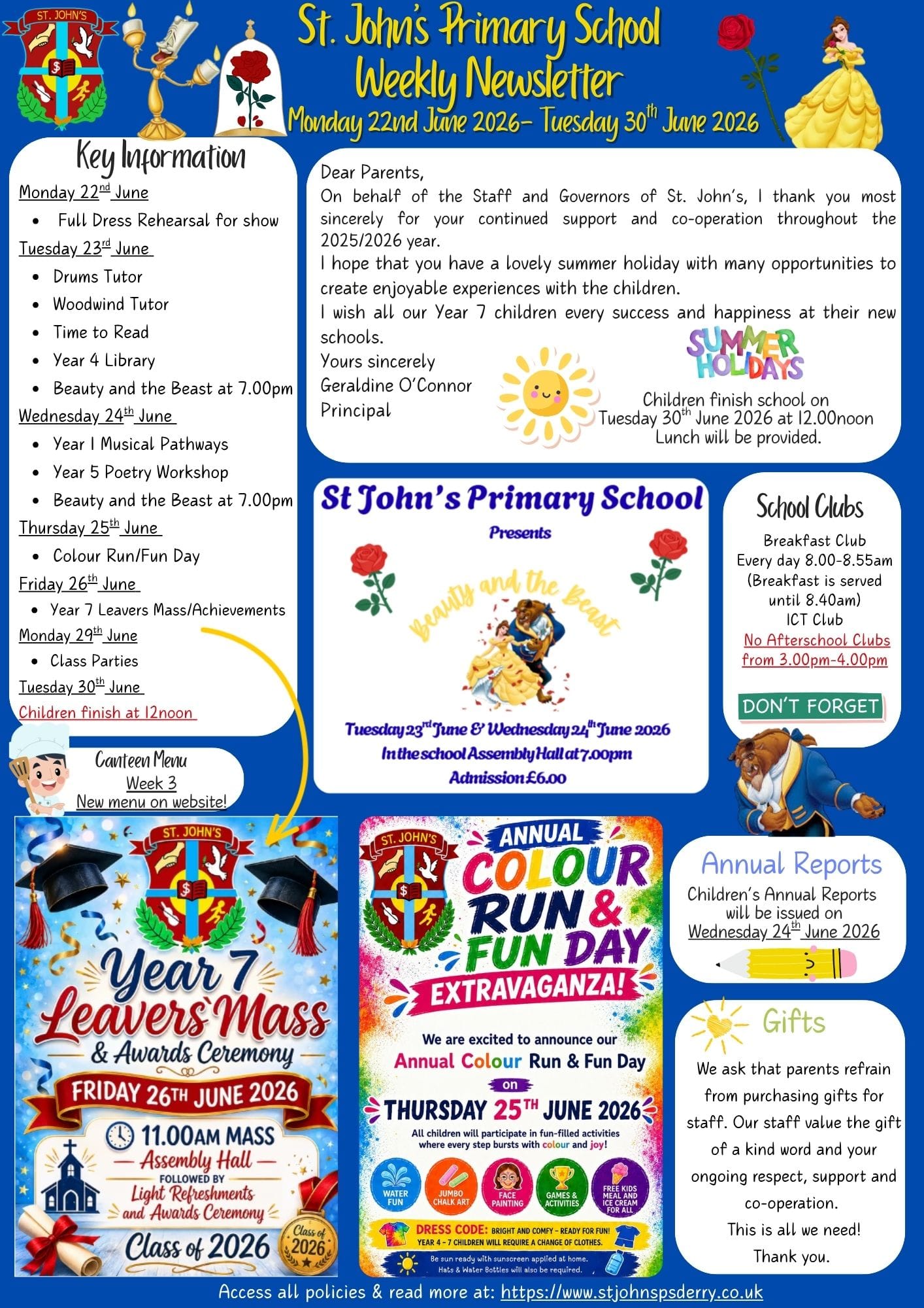 Weekly Newsletter Monday 22nd June 2026
