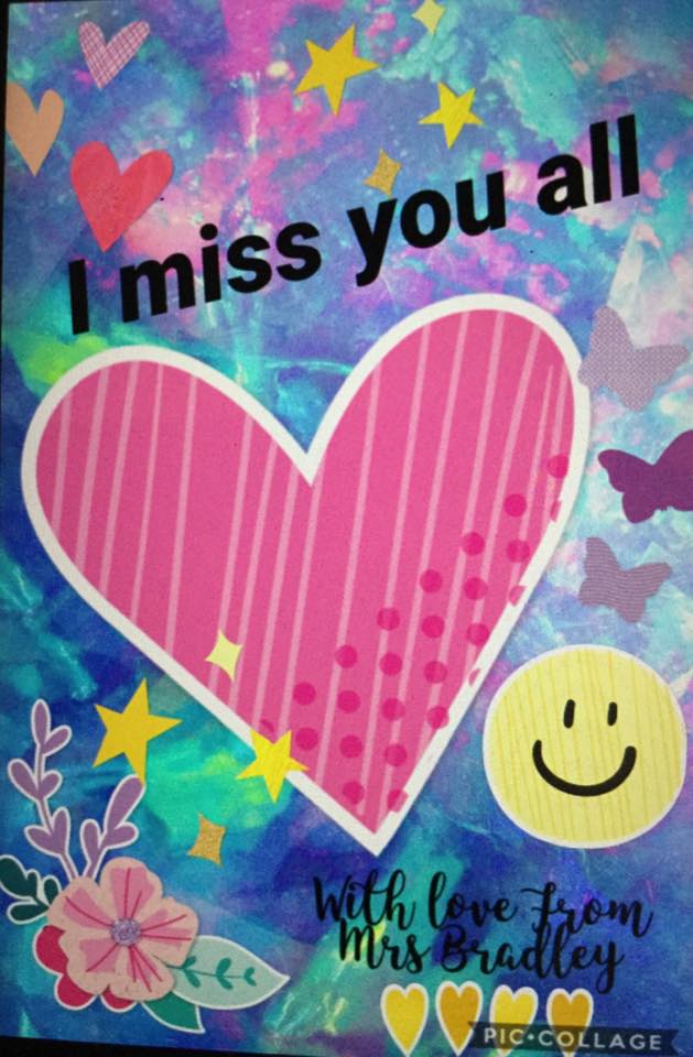 We miss you all❤️❤️