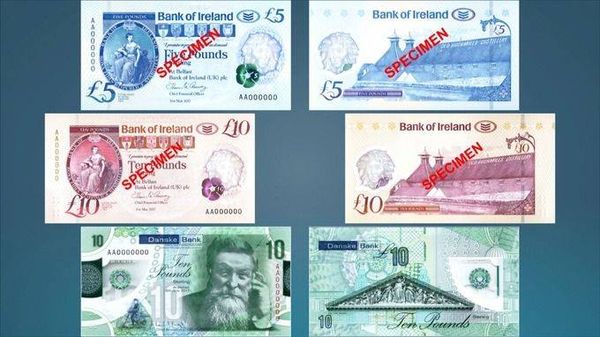 £5&£10 N.I banknotes withdrawn from circulation