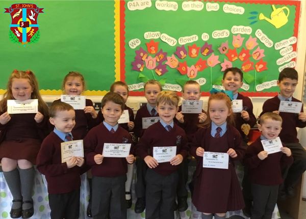 Well done to all the stars of the week in KS1. We are very proud of you.
