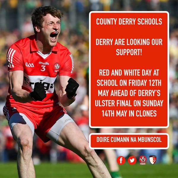 Derry needs your support!