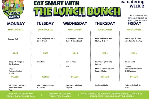 Canteen Menu