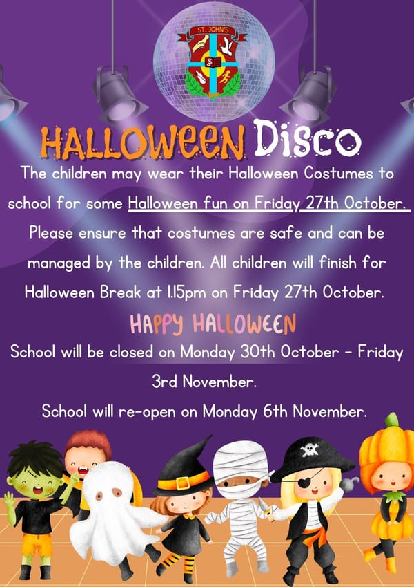Reminder: Halloween Disco