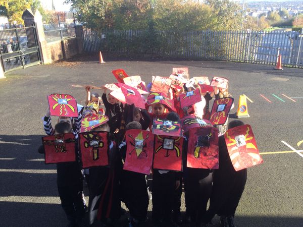Year 5B Roman Shields
