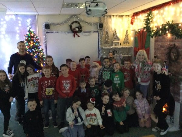 Year 5B Santa Visit