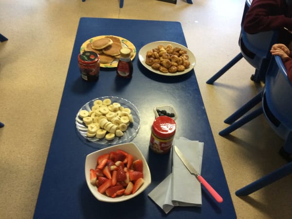Pancake fun in year 4B 🥞
