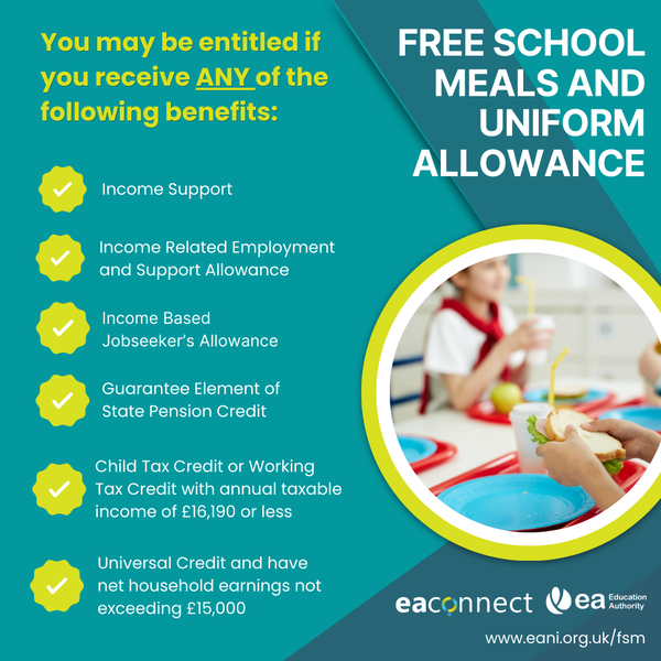 Free School Meals and Uniform Allowance