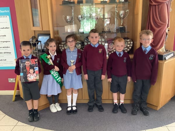 Well done to our footballers and Irish dancers on all your achievements this week!