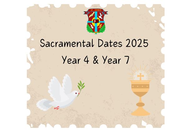 Sacramental Dates 2025