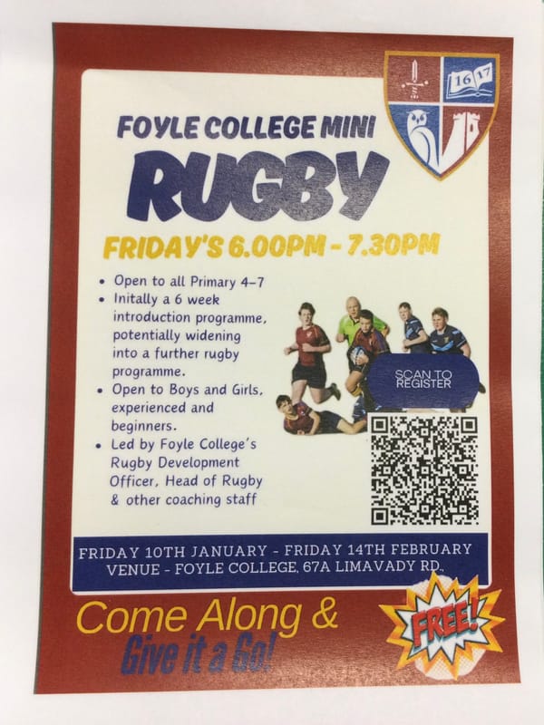 Foyle College Mini Rugby