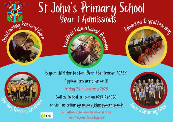Year 1 Admissions September 2025