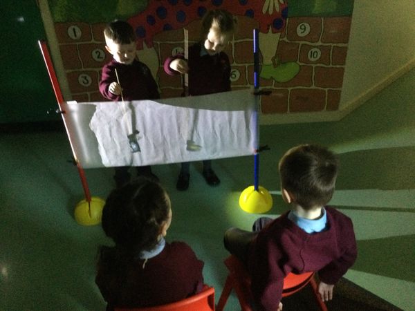 Year 1a & 1b Investigating Light and Shadows
