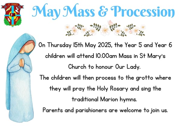 May Mass & Procession