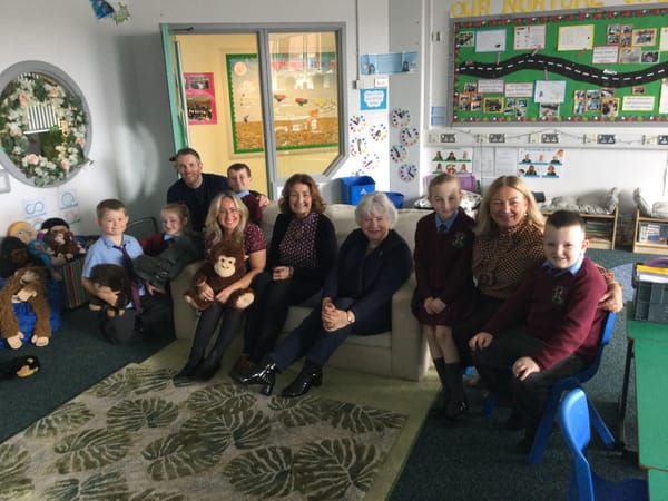 Dame Alison Peacock’s visit to our school today.