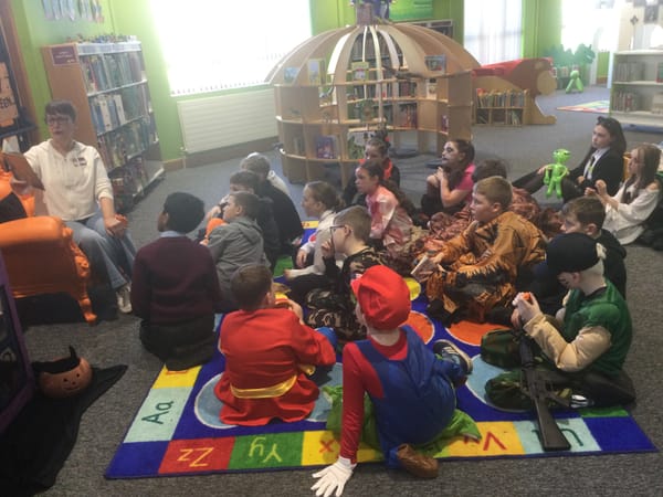 Halloween Fun in Creggan Library