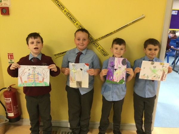Spooktacular Art in 5B
