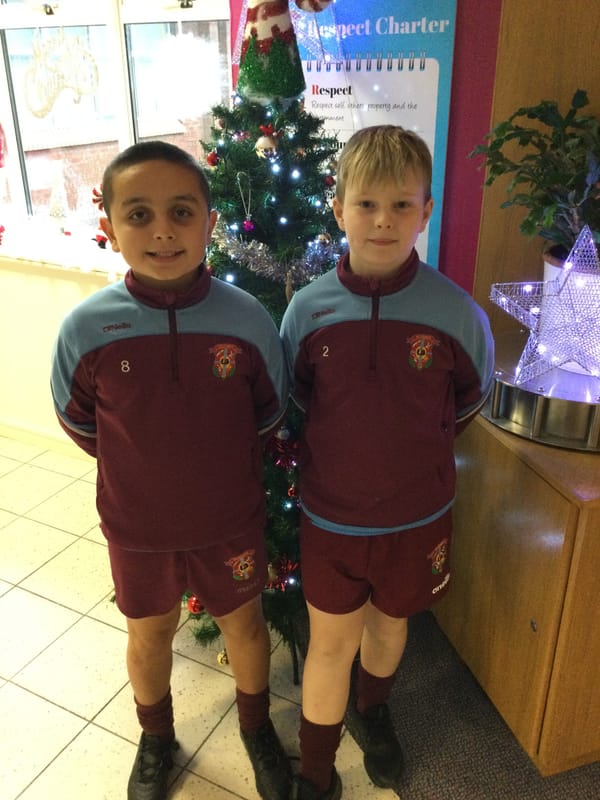 Best of luck to Ollie and Myles as they represent St. John’s today in the Gaelic Skills Contest.
