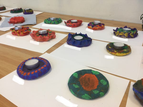 3B Diya Candle Making
