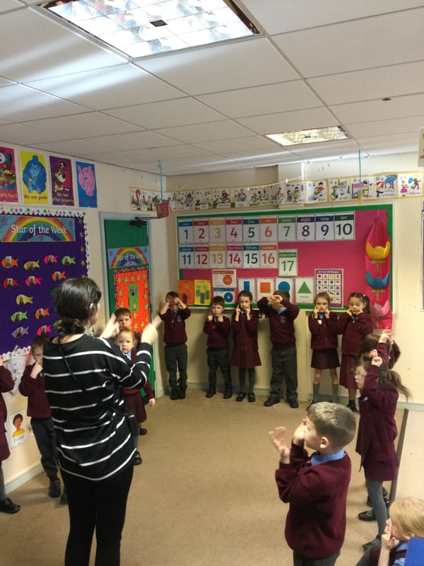 Having fun learning through Musical Pathways in Year 2B