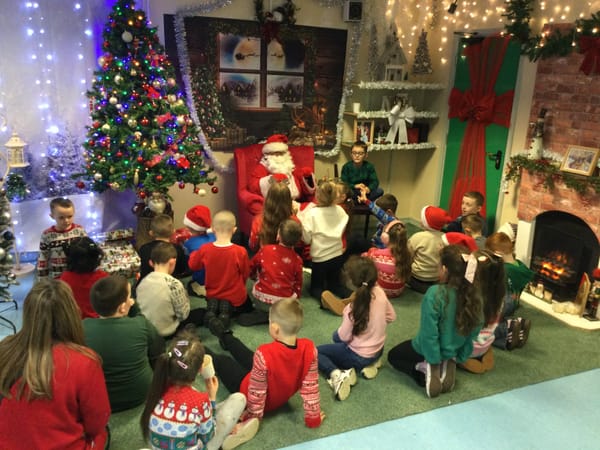 Year 3’s visit with Santa