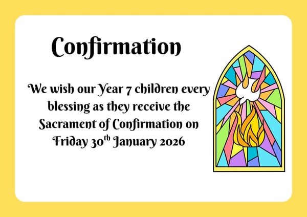 Year 7 Confirmation