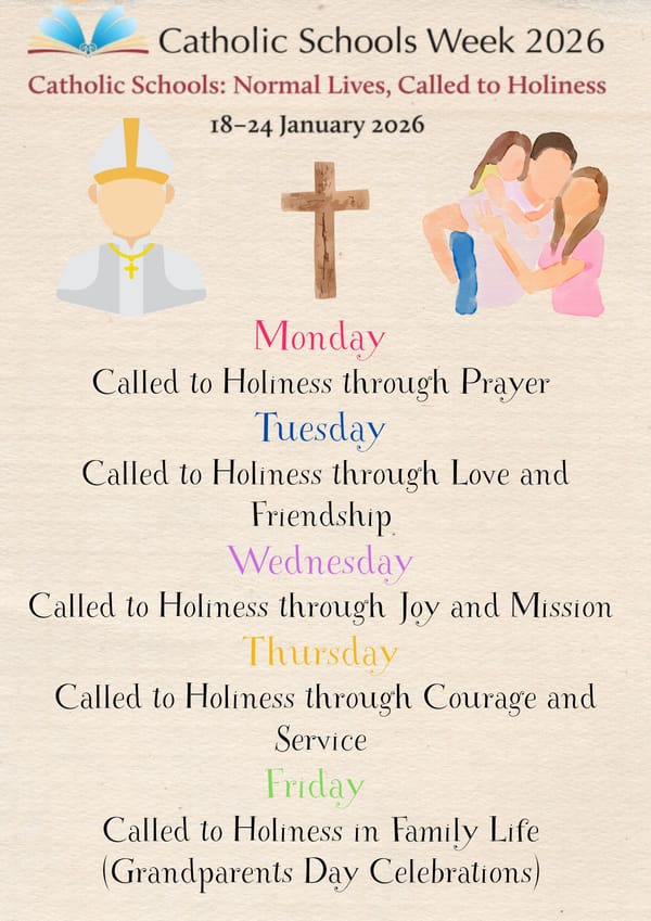 Catholic School Week 2026