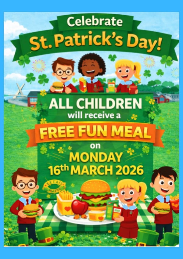 Free Fun Meal Monday 16th March 2026