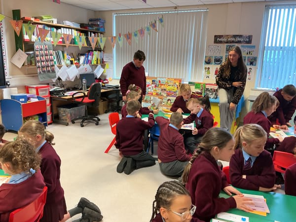 Year 2 and year 7 paired reading