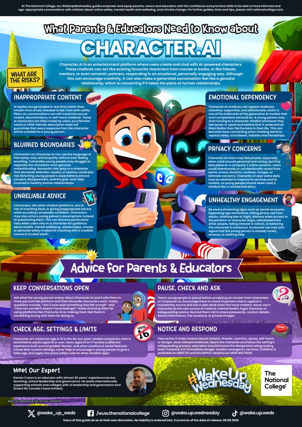 What Parents & Educators Need to Know about Character.AI | The National College