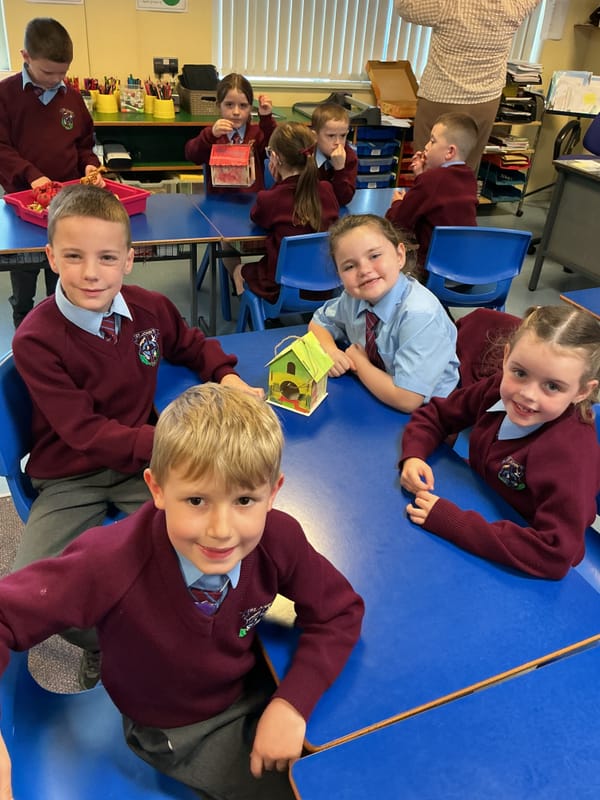 Tiny Hands, Big Hearts: Building a Home for Our Feathered Friends in 3A.